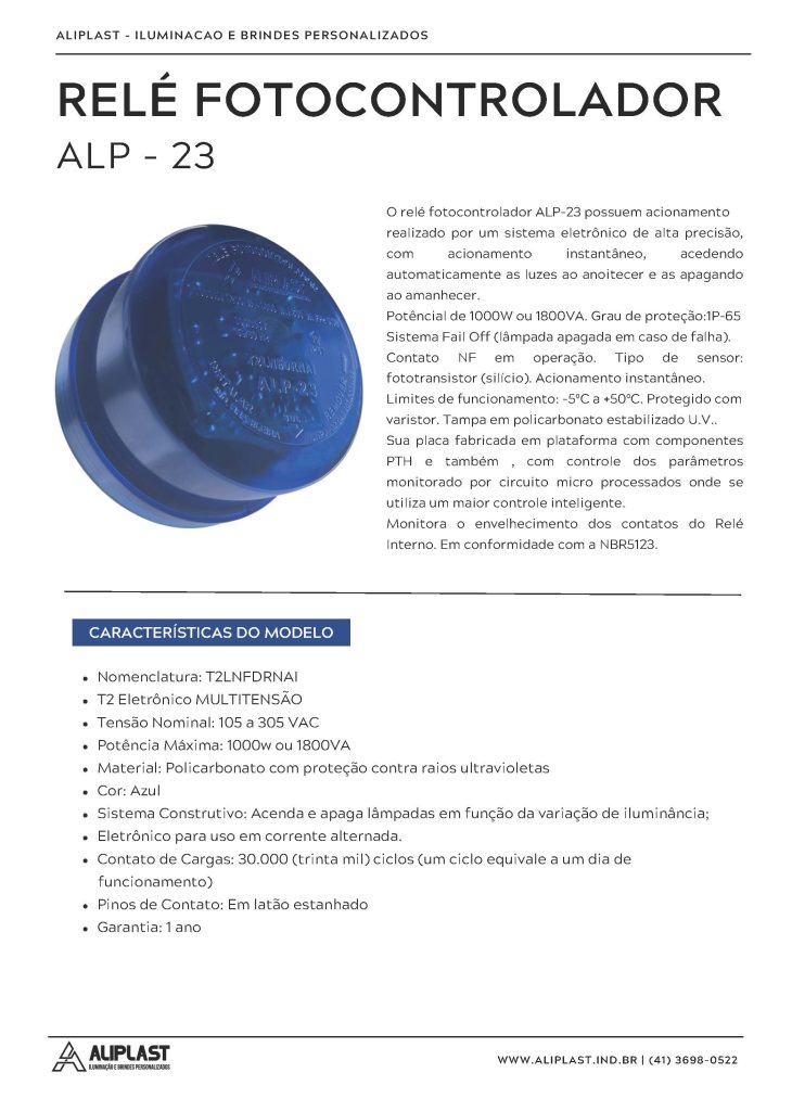 RELE ALP 23 Pagina 1 1